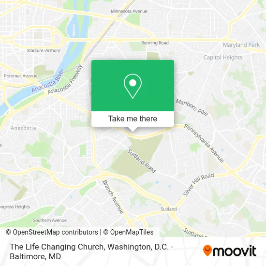 The Life Changing Church map