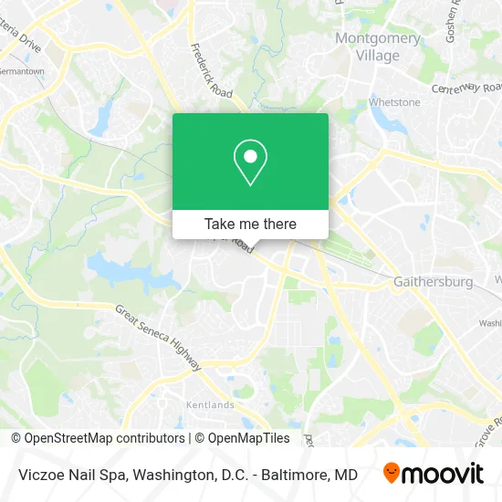 Viczoe Nail Spa map