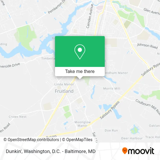 Dunkin' map