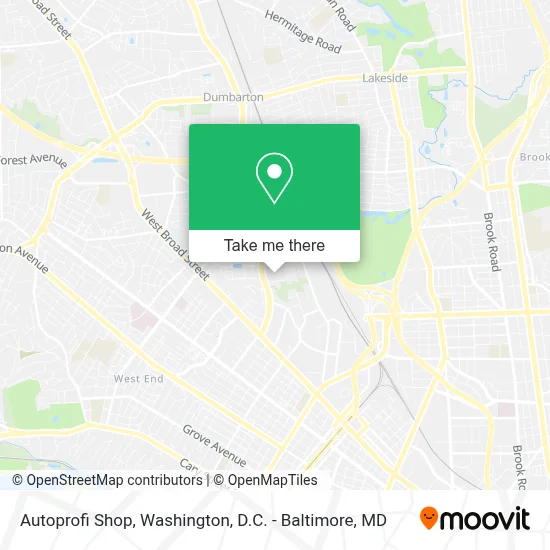 Autoprofi Shop map