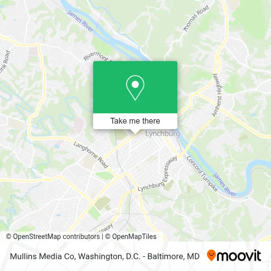 Mullins Media Co map