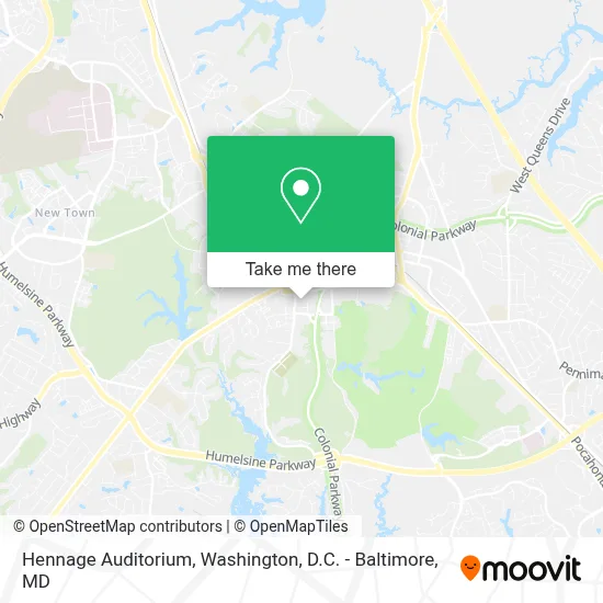 Hennage Auditorium map