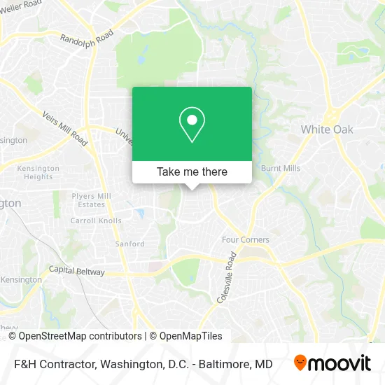 F&H Contractor map