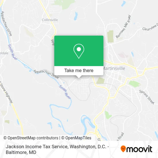 Jackson Income Tax Service map