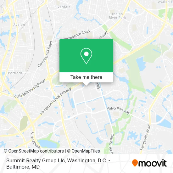 Summit Realty Group Llc map