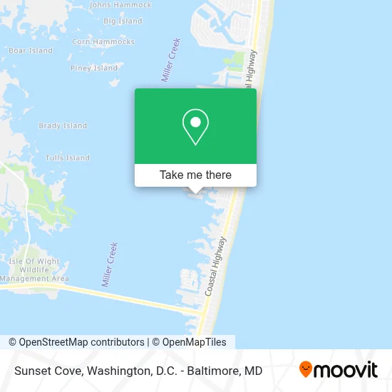 Sunset Cove map