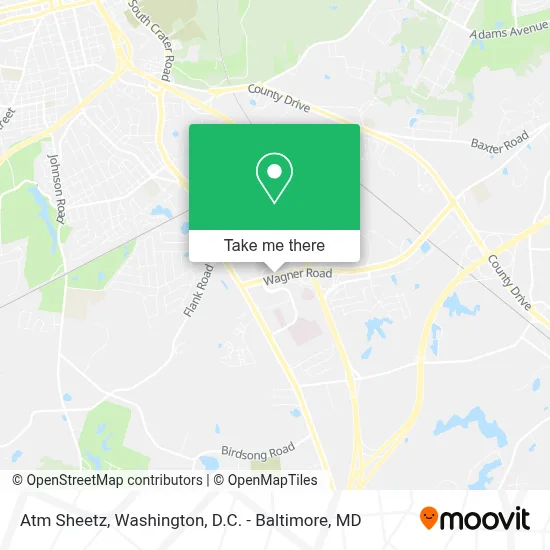 Atm Sheetz map