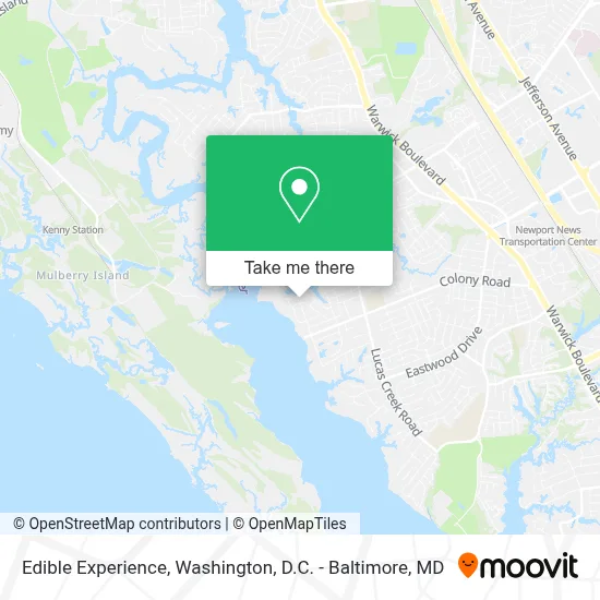 Edible Experience map
