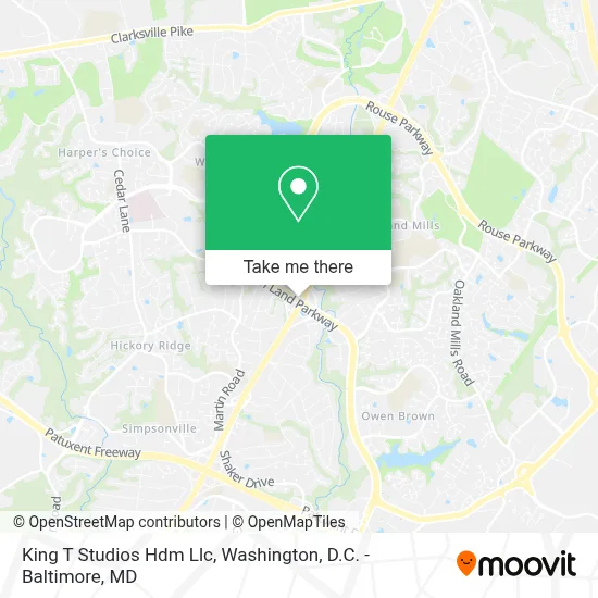 King T Studios Hdm Llc map