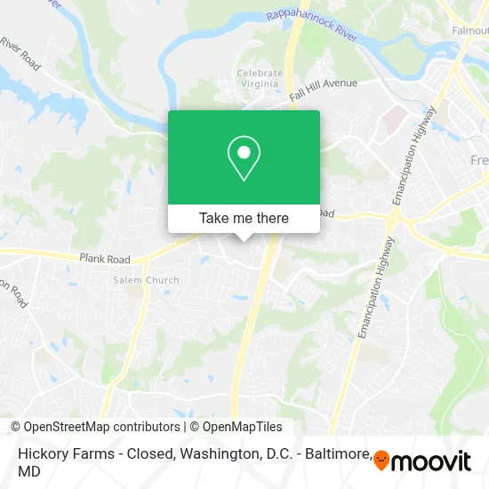 Hickory Farms - Closed map