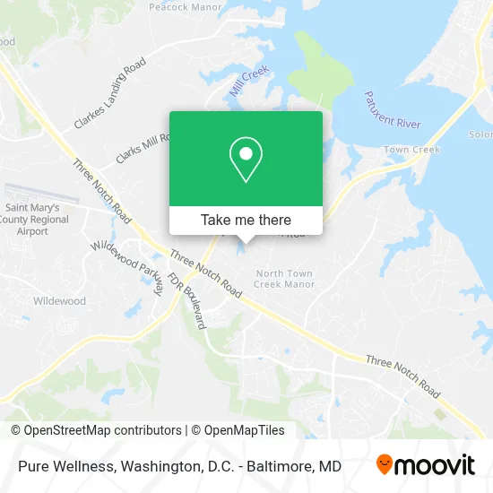 Pure Wellness map