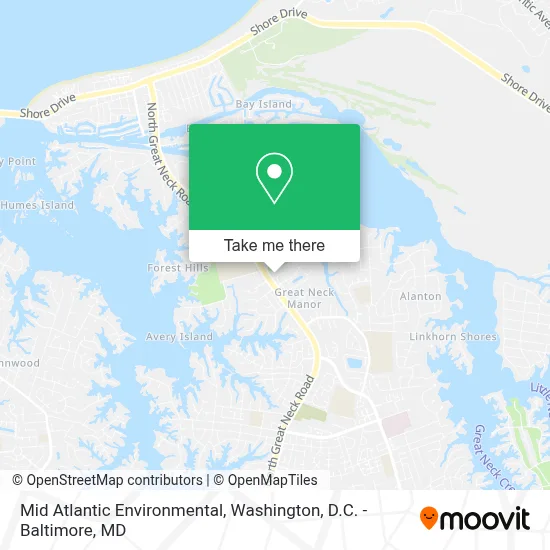 Mid Atlantic Environmental map