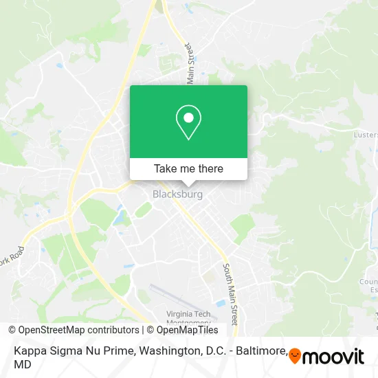 Kappa Sigma Nu Prime map