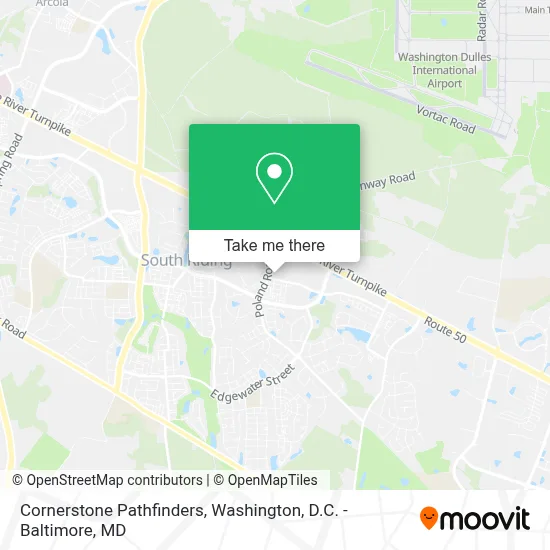 Cornerstone Pathfinders map