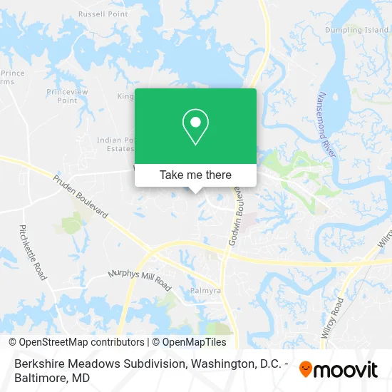 Berkshire Meadows Subdivision map