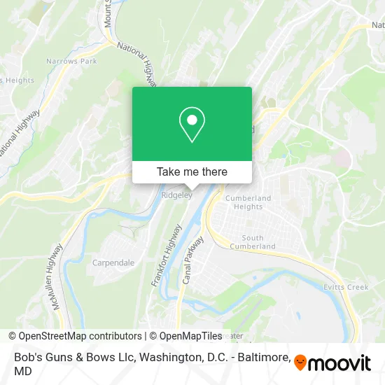 Bob's Guns & Bows Llc map
