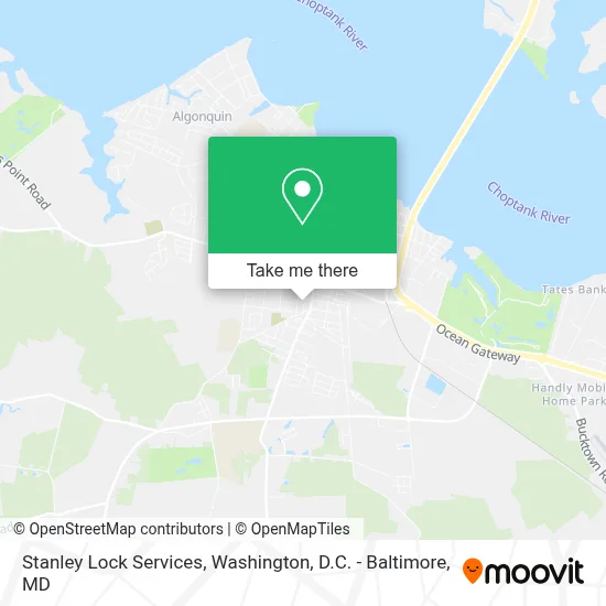 Stanley Lock Services map