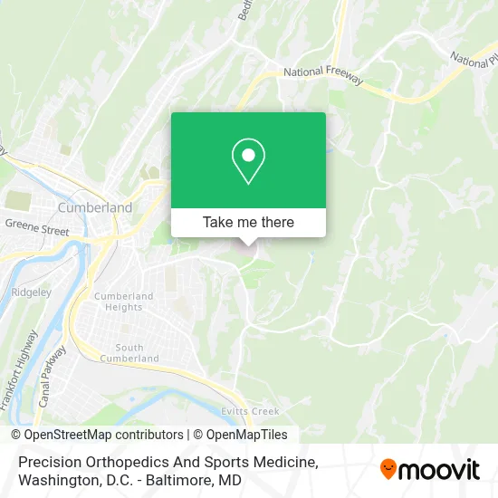 Precision Orthopedics And Sports Medicine map