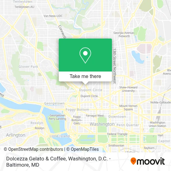 Dolcezza Gelato & Coffee map