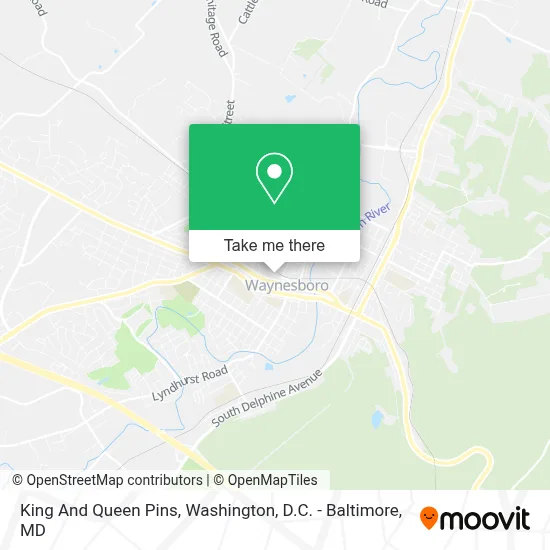 King And Queen Pins map