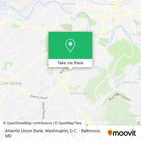 Atlantic Union Bank map