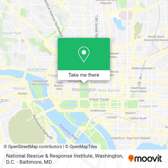 National Rescue & Response Institute map