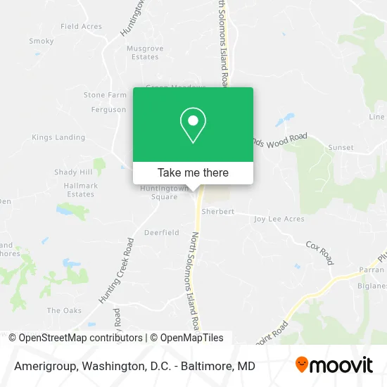 Amerigroup map