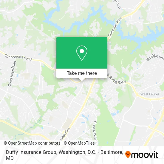 Duffy Insurance Group map