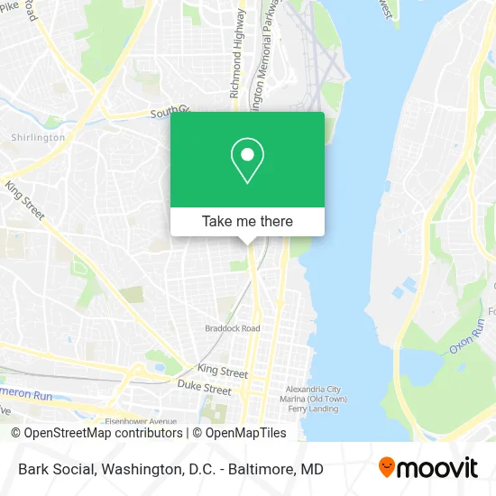 Bark Social map