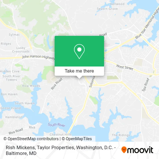 Rish Mickens, Taylor Properties map