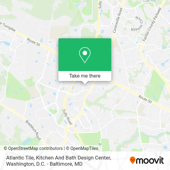 Atlantic Tile, Kitchen And Bath Design Center map
