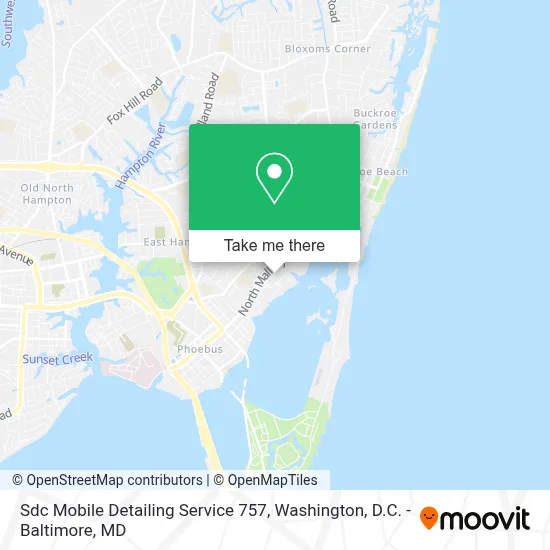 Sdc Mobile Detailing Service 757 map