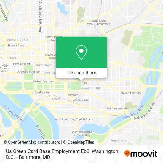 Us Green Card Base Employment Eb3 map
