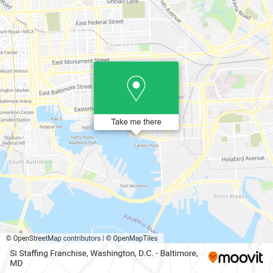 Si Staffing Franchise map