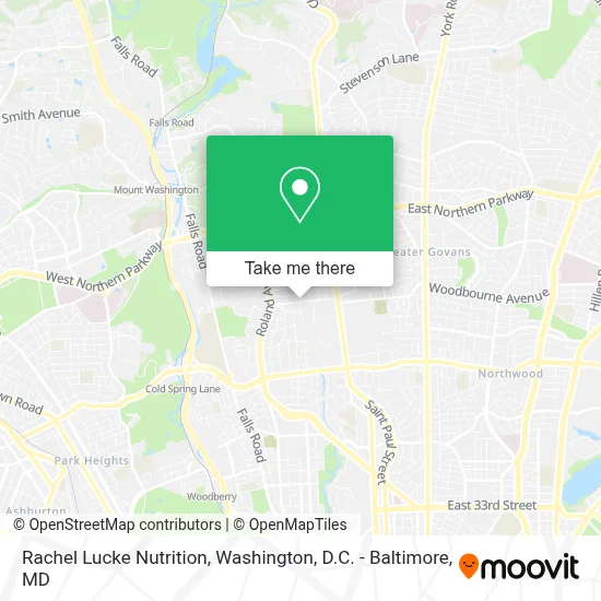 Rachel Lucke Nutrition map