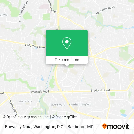 Brows by Nara map