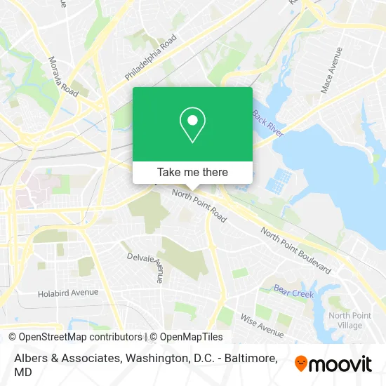 Albers & Associates map