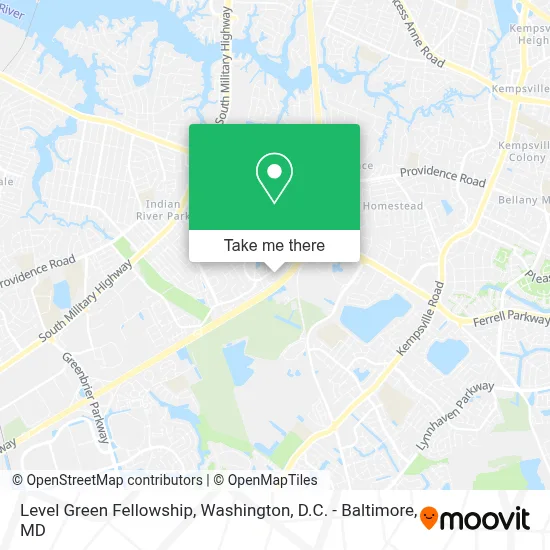 Level Green Fellowship map