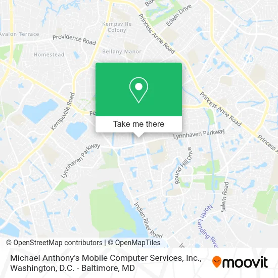Michael Anthony's Mobile Computer Services, Inc. map