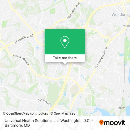 Universal Health Solutions, Llc map