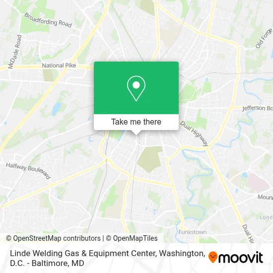 Linde Welding Gas & Equipment Center map