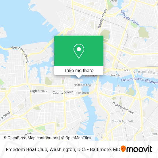 Freedom Boat Club map