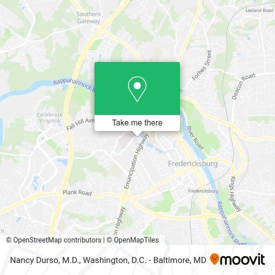 Nancy Durso, M.D. map