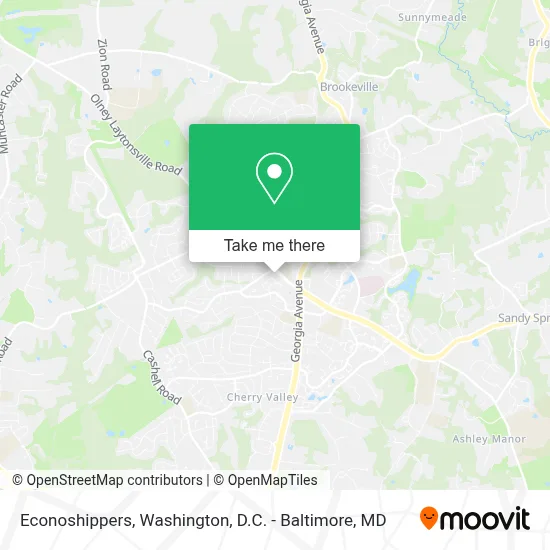 Econoshippers map