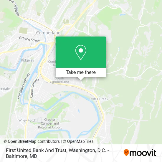 First United Bank And Trust map