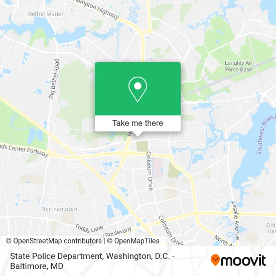 State Police Department map