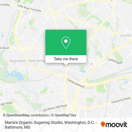 Maria's Organic Sugaring Studio map
