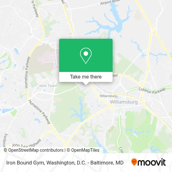 Iron Bound Gym map