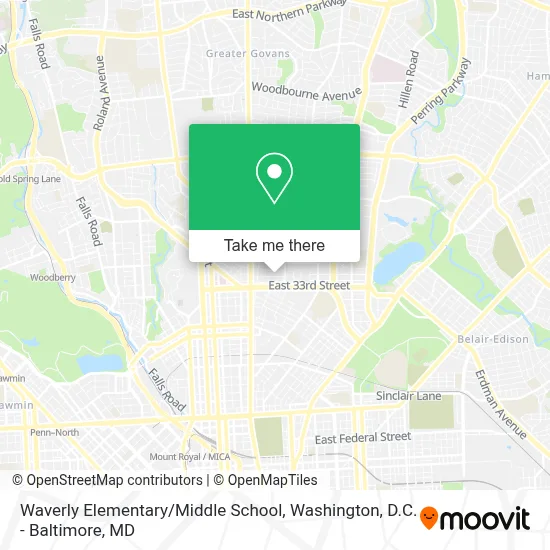 Waverly Elementary / Middle School map