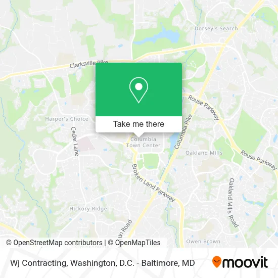 Wj Contracting map